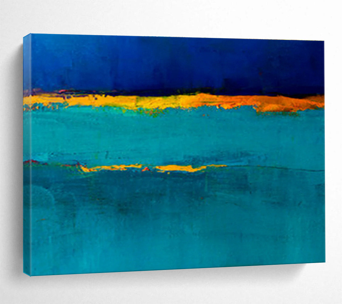 Oversized Custom Abstract Hand Painting for Occupational Therapy Clinic DLZ2780