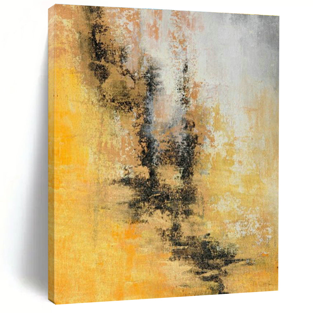 Huge Custom Handmade Abstract Wall Art for Traditional Fan Painting Studios  DLZ0041
