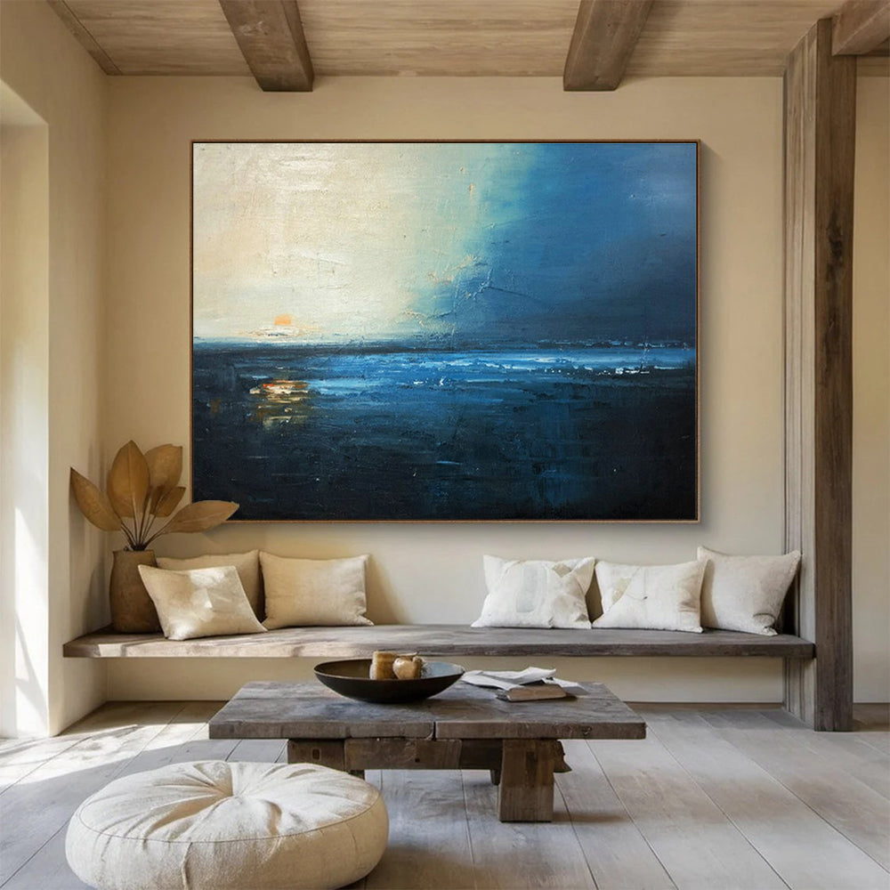 Customized Large-Scale Abstract Hand Painting for Underwater Archaeological Artifact Restoration Workshop DLZ3031