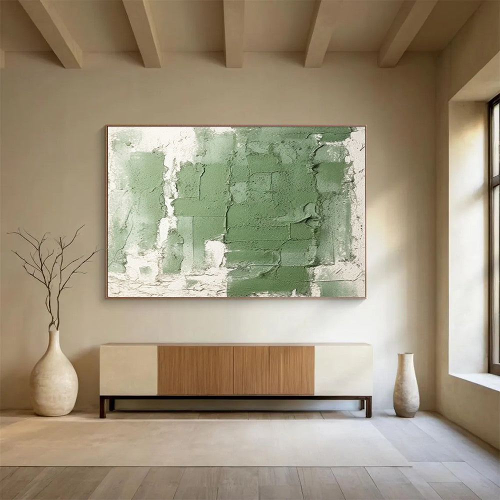 Custom-Made Fusion Energy Power Plant Cooling Tower Large Abstract Hand Painting DLZ2658