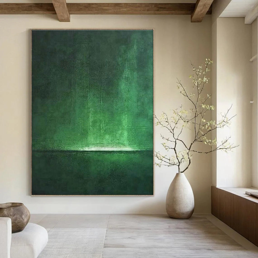 Immense Custom Hand-Painted Abstract Painting - Quantum Mystique for Quantum Physics Research Centers  DLZ0312