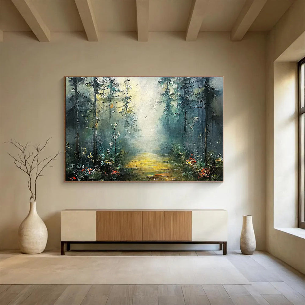 Big Customizable Handmade Abstract Wall Art for Commercial Galleries DLZ3255