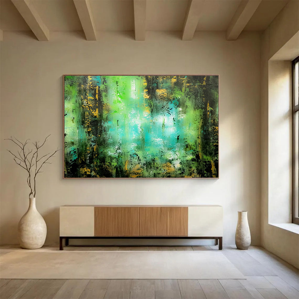 Jumbo Custom Hand-Painted Abstract Art for Aquarium Gift Shops DLZ3305