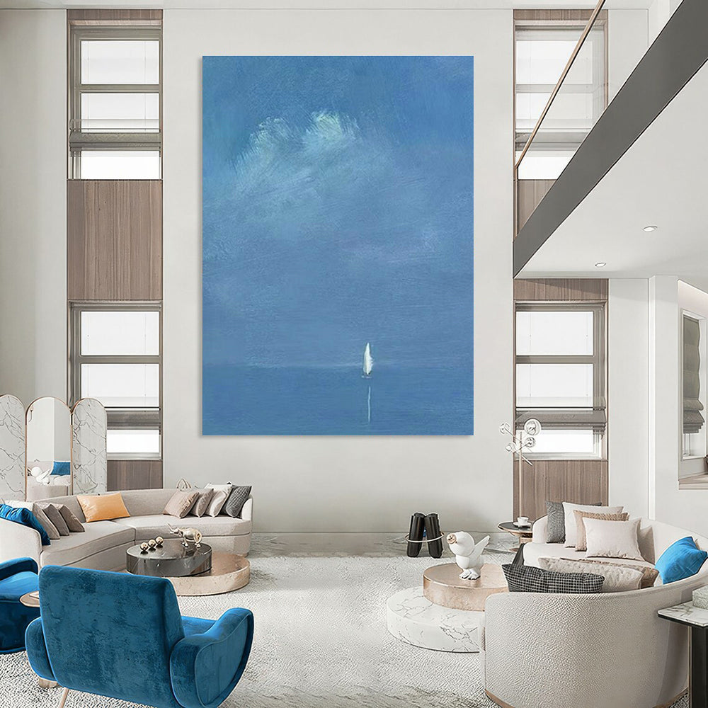 Monumental Custom Hand-Painted Abstract Art - Cultural Diversity for International Folk Art Museums  DLZ0284