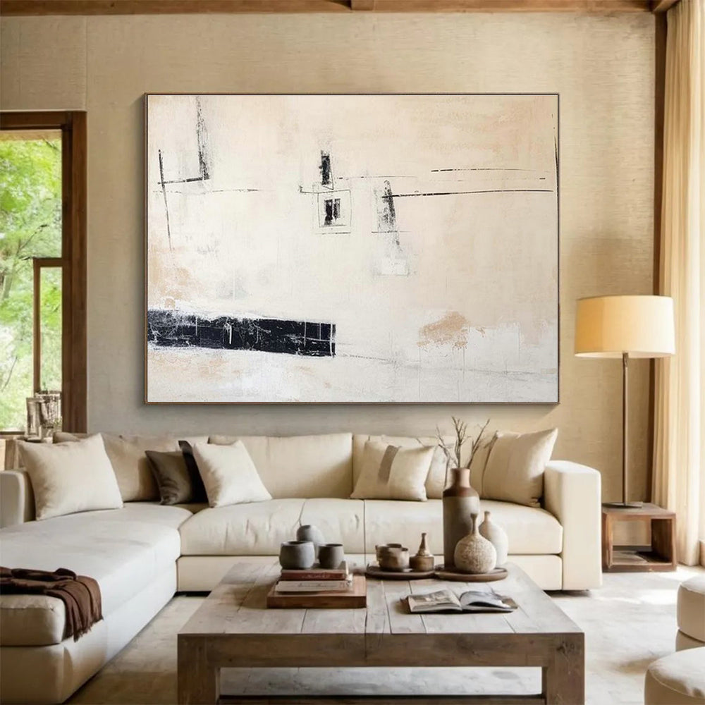 Tailored Gallery-Grade Large Abstract Hand Painting