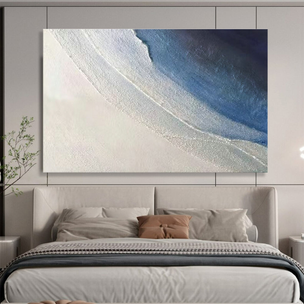 Oversized Custom Hand-Painted Abstract Canvas for Outdoor Patios DLZ3278