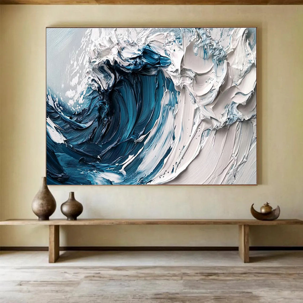Oversized Customizable Handmade Abstract Painting for Retail Stores DLZ3257