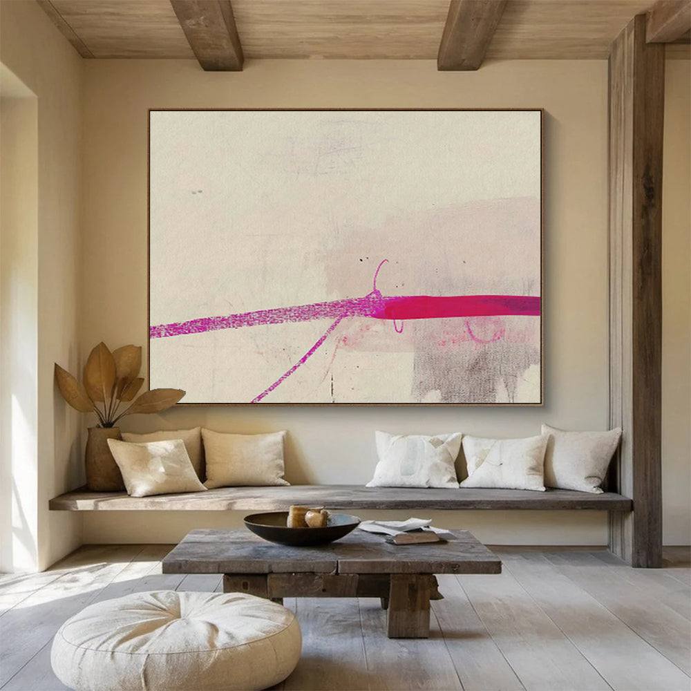Tailored High-Speed Rail Underwater Tunnel Ventilation System Giant Abstract Hand Painting DLZ2663