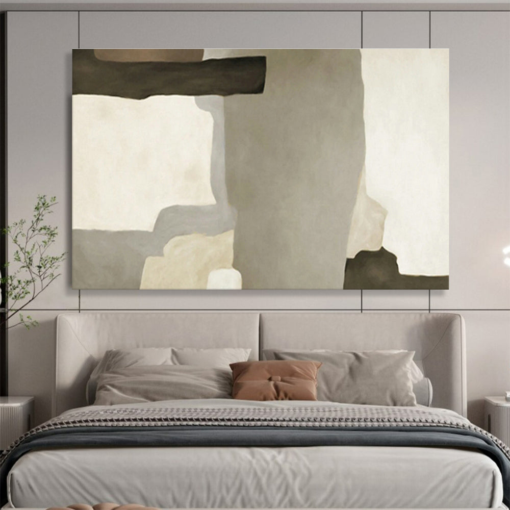 Large-Size Custom Hand-Painted Abstract Painting for Vertical Urban Farming Training Institute DLZ2991