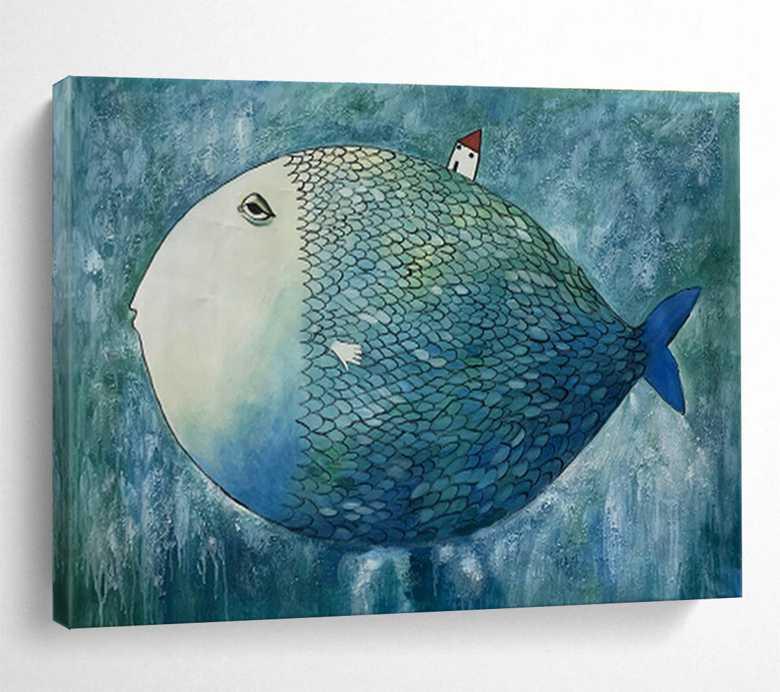 Custom-Made Space Tourism Capsule Manufacturing Plant Large Abstract Hand Painting DLZ2602