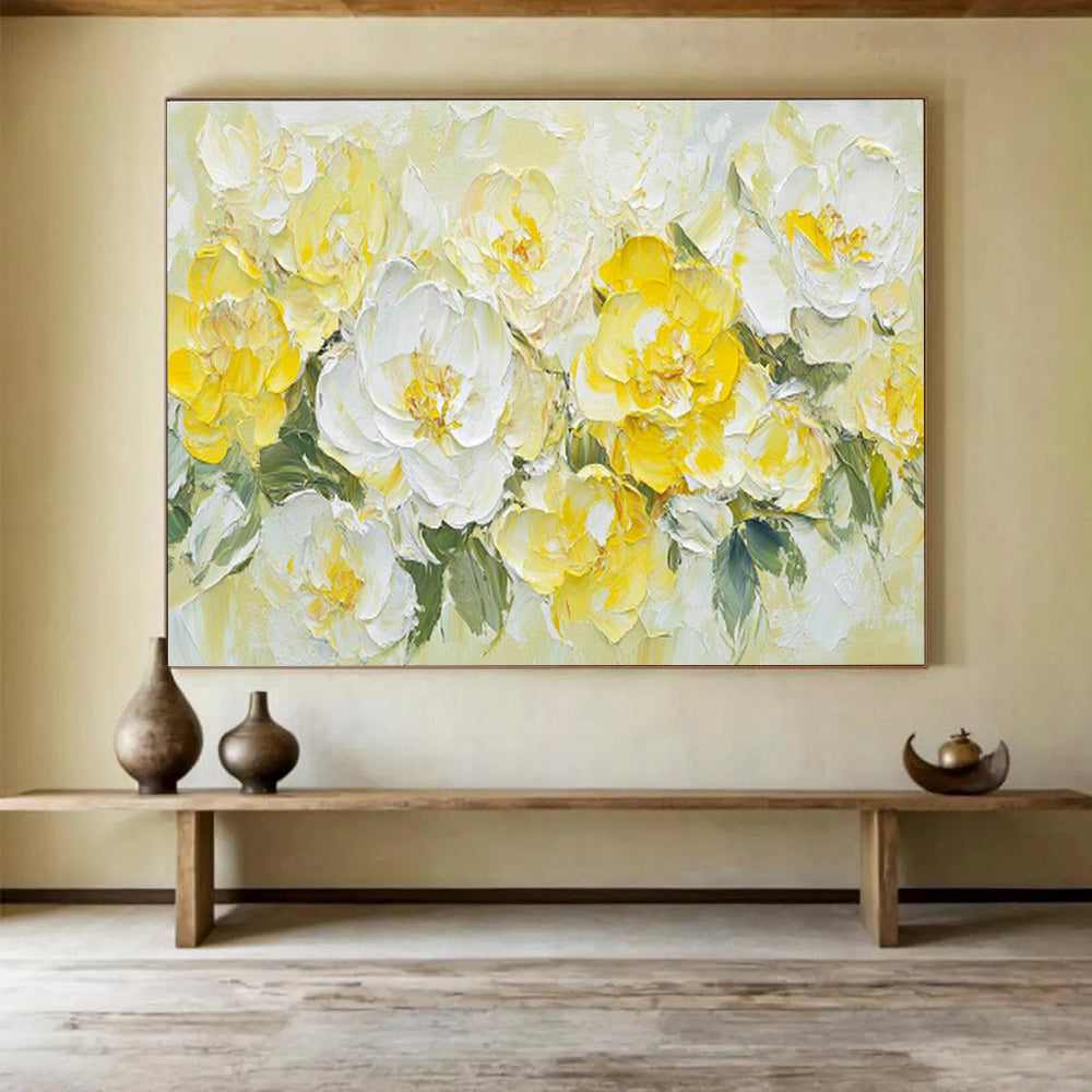 Oversized Custom Abstract Hand Painting for Offshore Ocean Current Energy Research Station DLZ3080