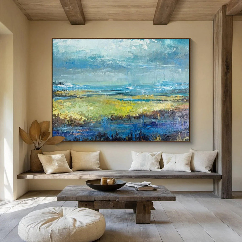 Customizable Underwater Communication Hub Abstract Hand Painting DLZ2574