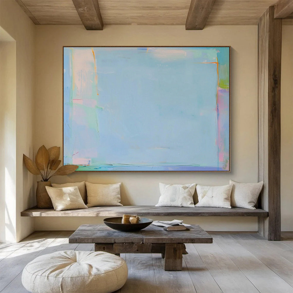 Oversized Custom Hand-Painted Abstract Art for Digital Art Gallery DLZ2876
