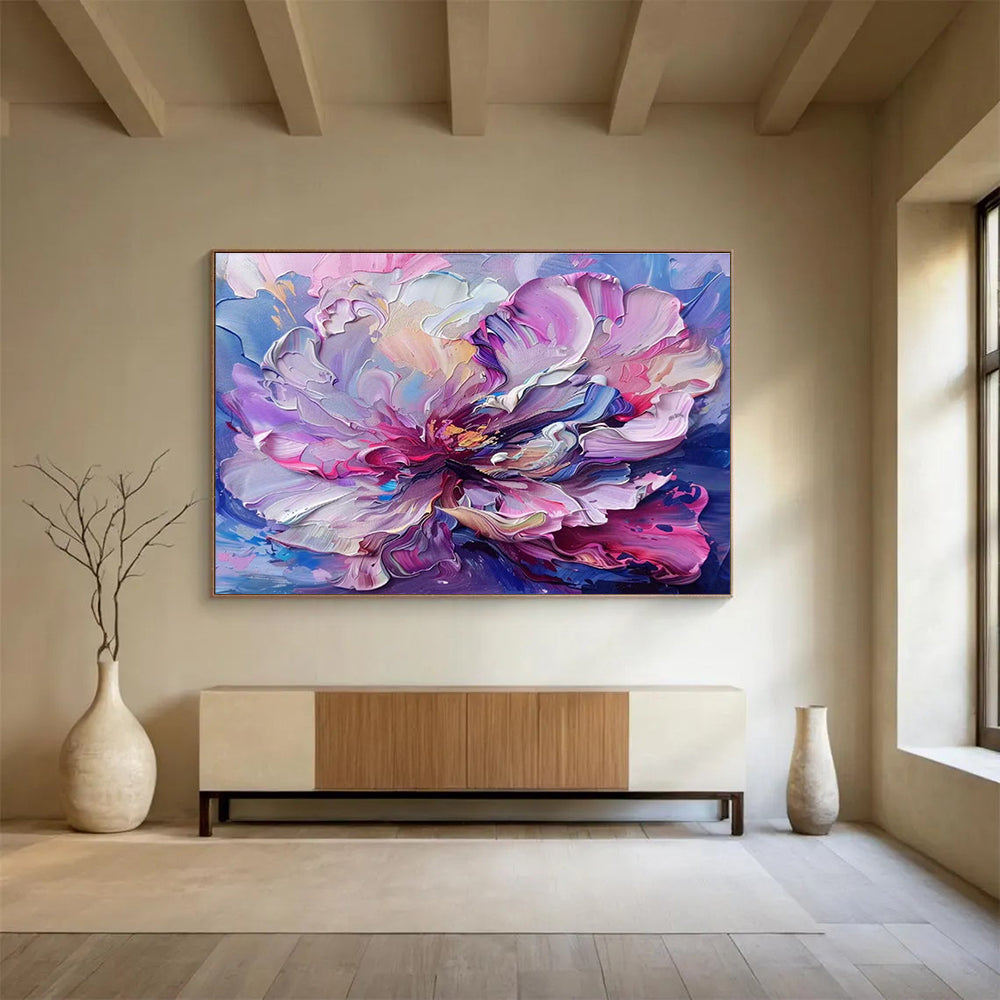 Large-Size Custom Abstract Hand Painting for Urban Vertical Aquaponics Fish Breeding Facility DLZ3065