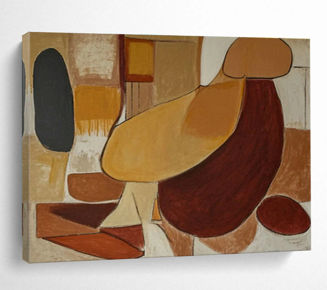 Bespoke Reception Area Oversized Abstract Hand Painting