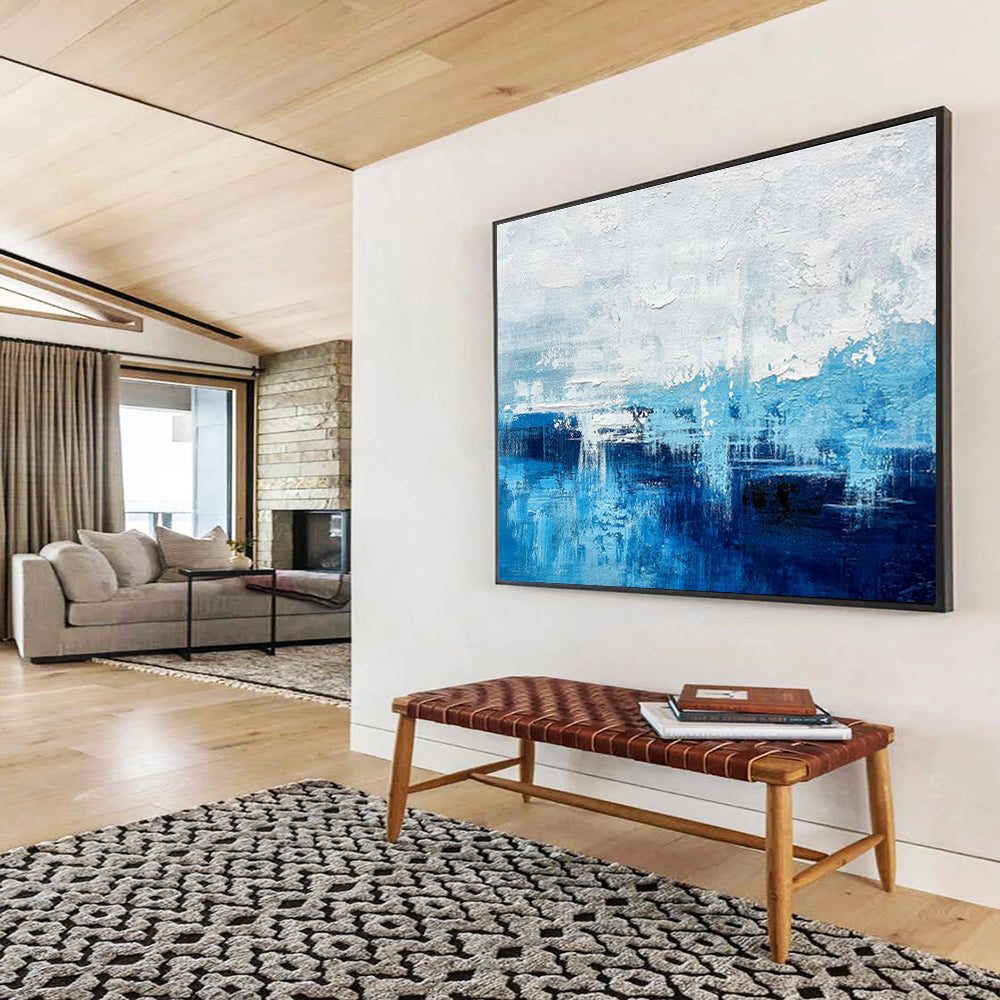 Tailored High-Altitude Wind Energy Conversion Facility Giant Abstract Hand Painting DLZ2659