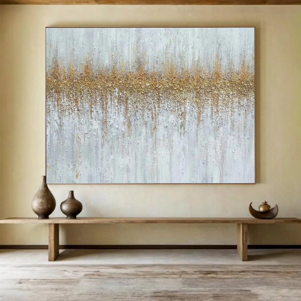 Large Custom Abstract Hand-Painted Art for Collection Room DLZ2686