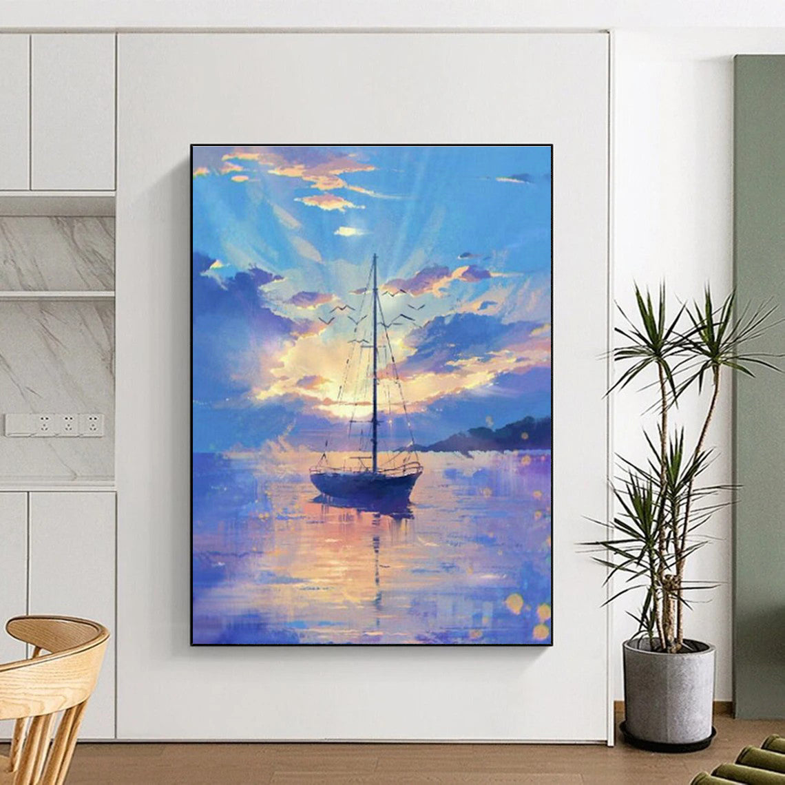 Extensive Large-Scale Custom Hand-Painted Abstract Canvas - Artistic Canvas for Street Art Jams  DLZ0316