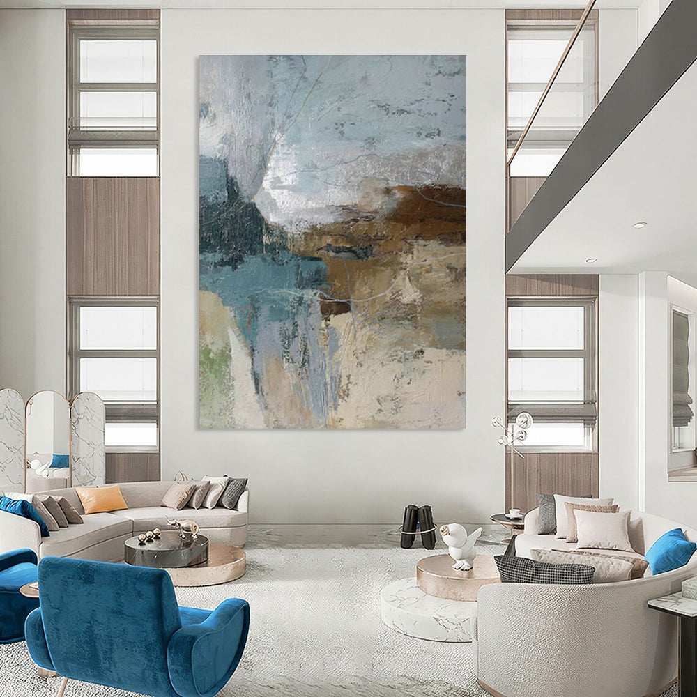 Immense - Sized Custom Abstract Canvases for Bedroom Intimacy DLZ0400