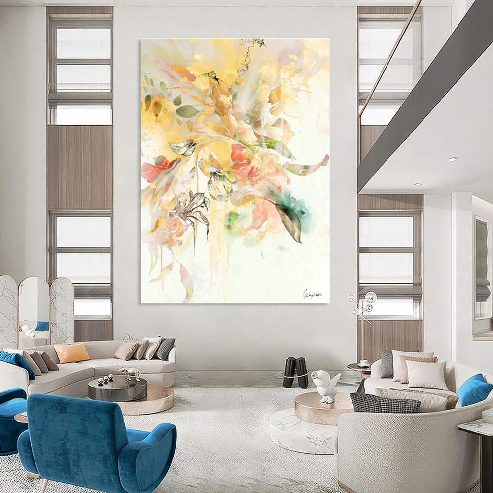 Gargantuan - Sized Custom - Made Abstract Wall Hanging for Living Room & Hallway DLZ1094