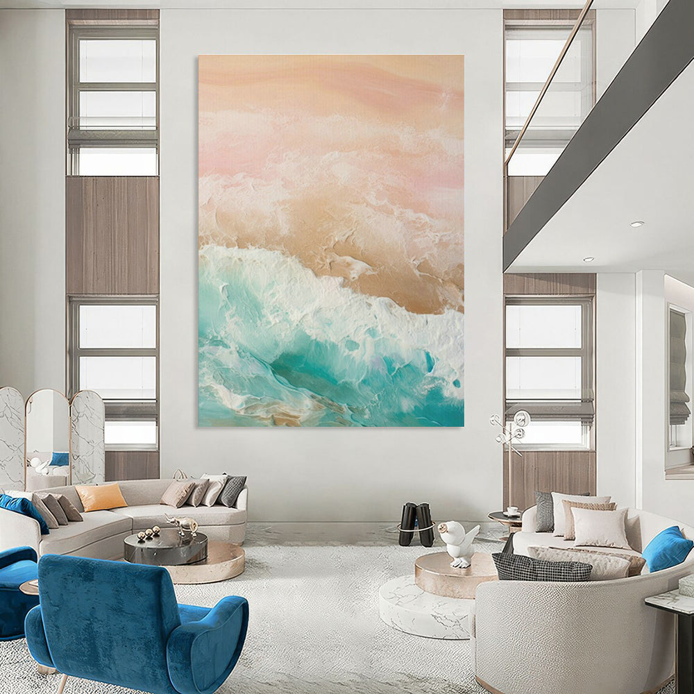 Hand-Crafted Abstract Decor for Living Room and Cottage Hallway DLZ1631