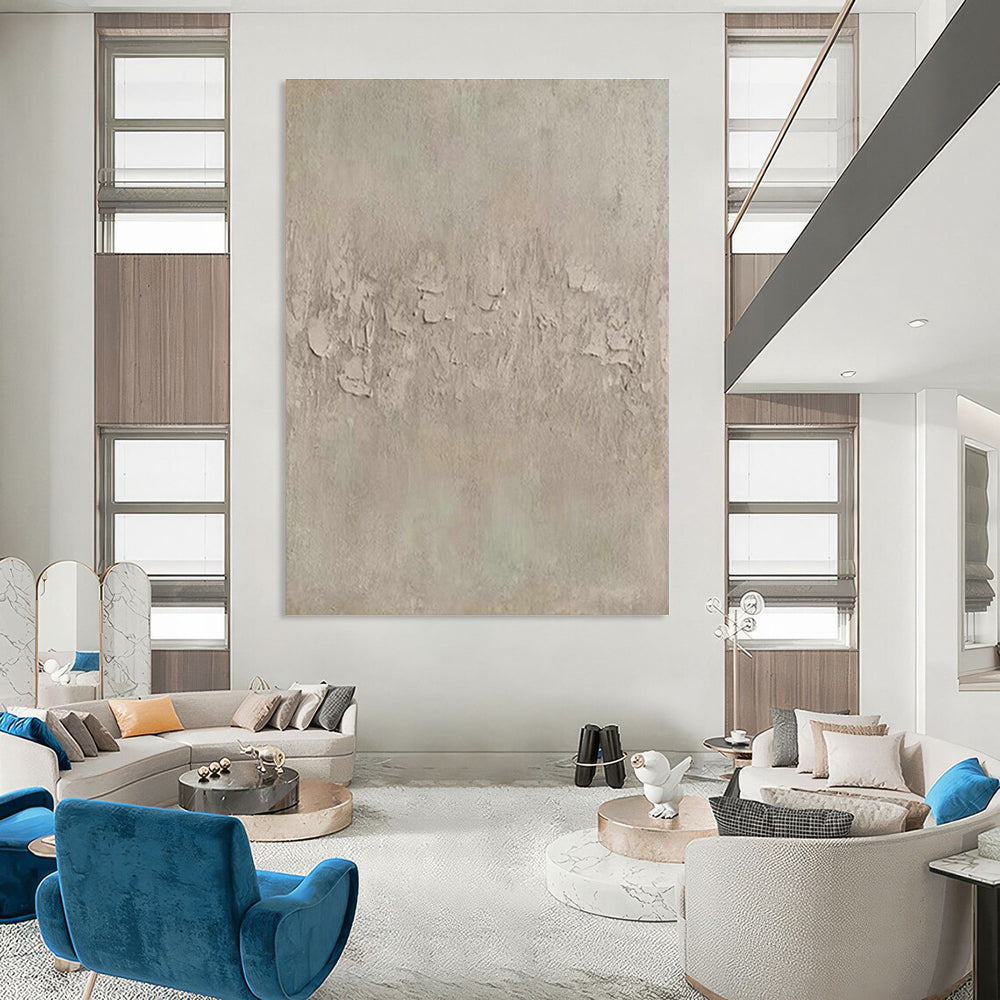 Oversized Handmade Abstract Canvas for Cottages & Entryway DLZ2017