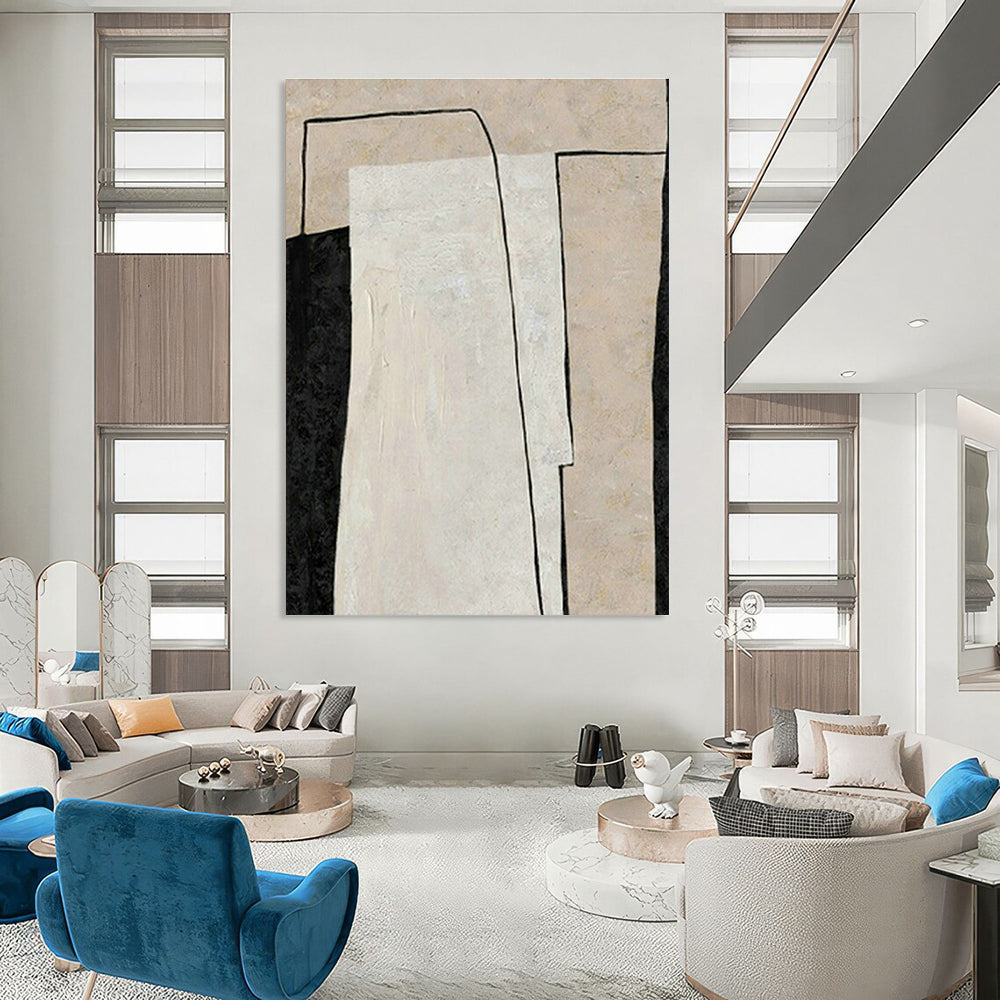 Giant, Custom - Fit Hand Painted Abstract Artwork for Office & Bedroom DLZ2041