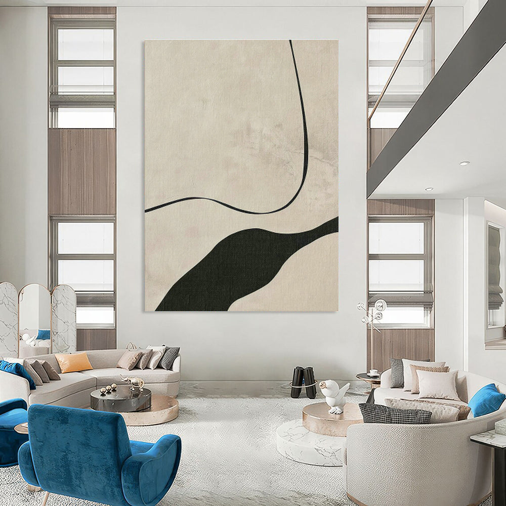 Immensely Sized Handmade Abstract Wall Art for Office & Hallway DLZ1155