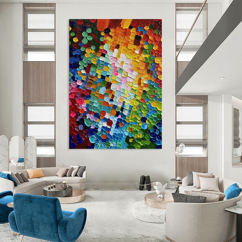 Hand-Painted Abstract Art for Entryway & Hallway DLZ2292