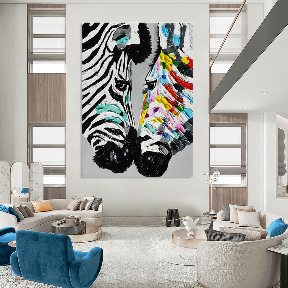 Gargantuan Custom-Tailored Hand Painted Abstract Art for Bedroom & Entryway DLZ2245