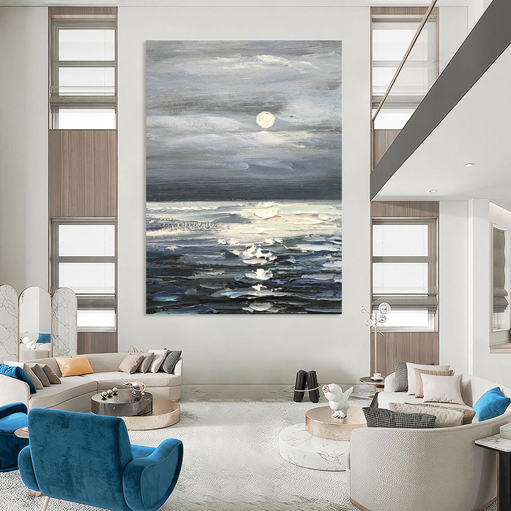 Oversized Handcrafted Abstract Art for Office & Hallway DLZ1300