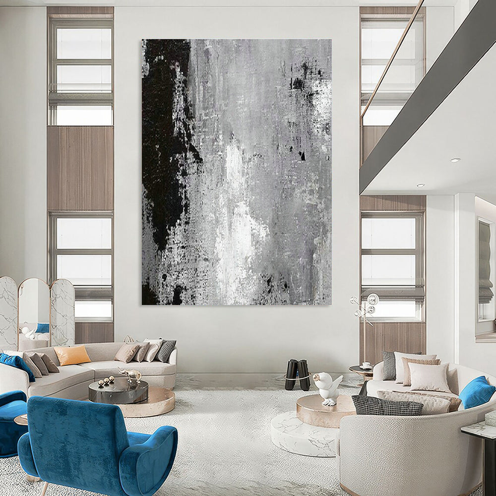 Massive, Personalized Handmade Abstract Canvas for Hallway & Bedroom DLZ2058