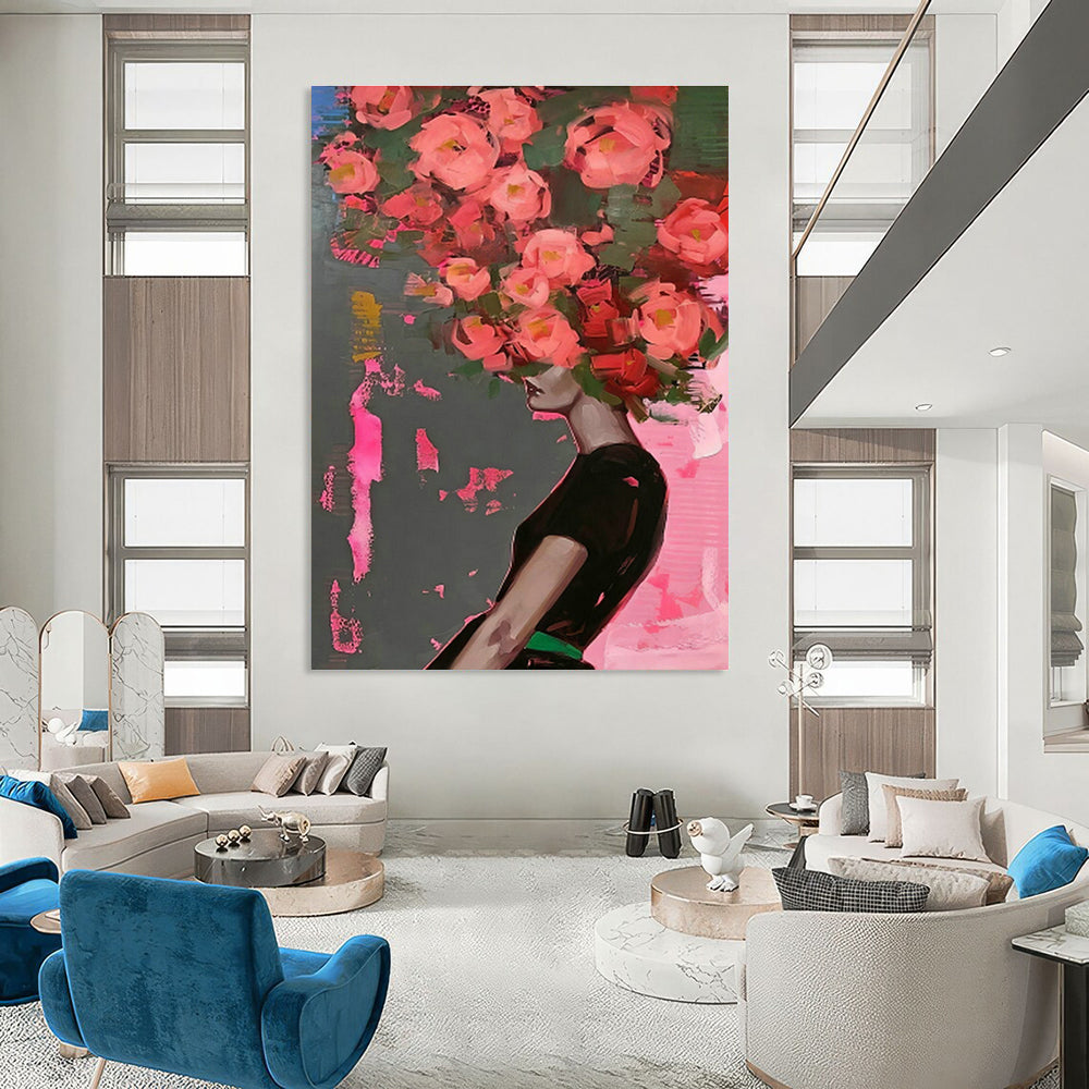 Giant, Panoramic Custom Abstract Canvases for Bedroom Immersion DLZ0458