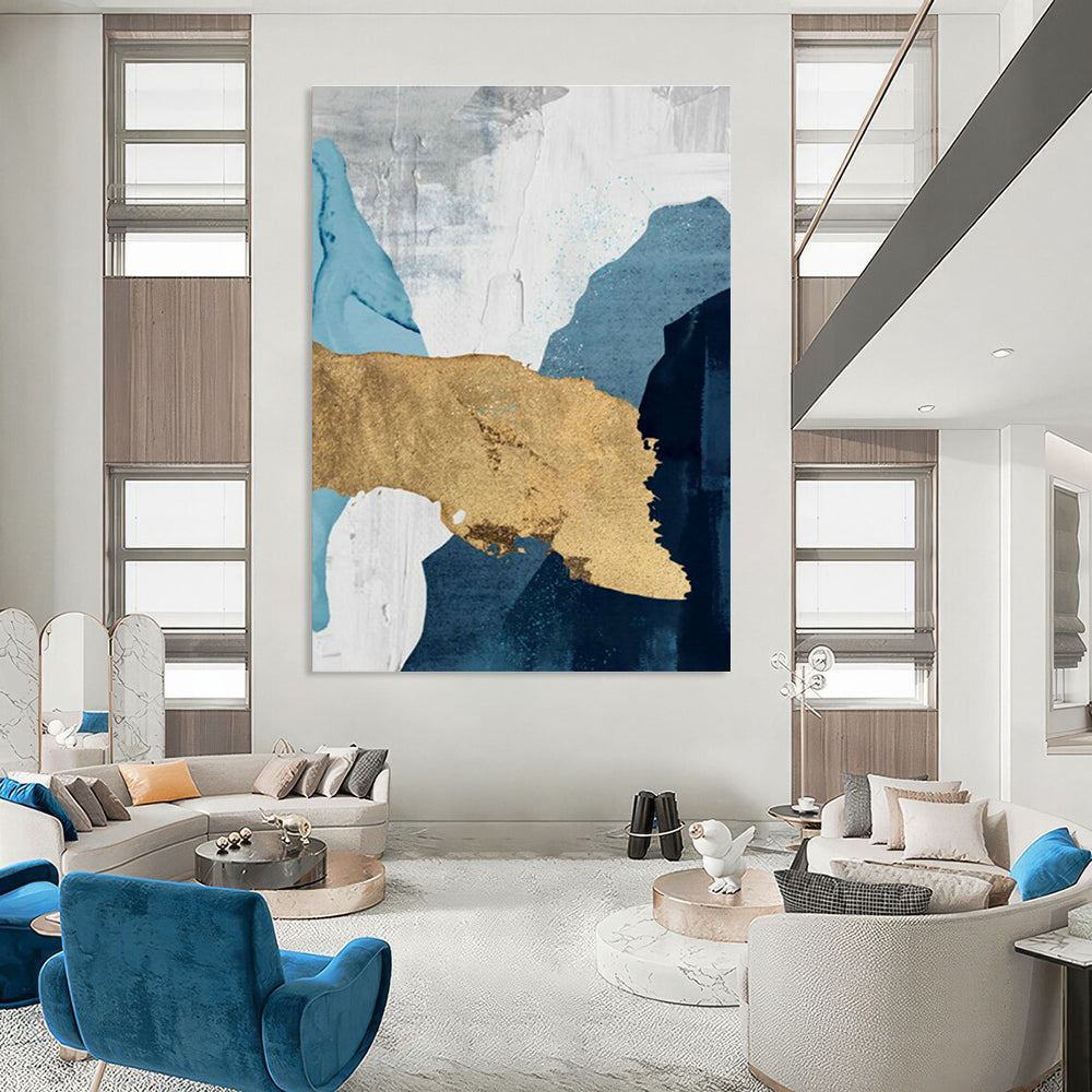 Stupendous Custom - Designed Handmade Abstract Canvas for Office & Bedroom DLZ2227