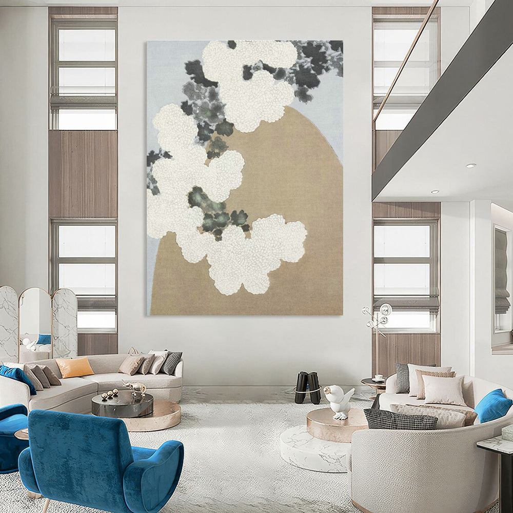 Original Hand-Painted Abstract Canvas for Bedroom and Cottage Dining Room DLZ1630