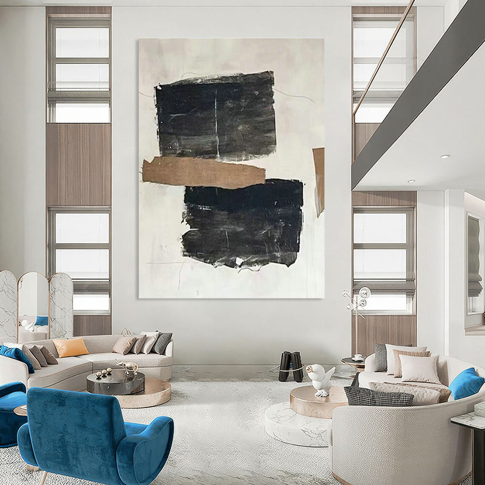 Massive, Custom - Created Handmade Abstract Painting for Entryway & Bedroom DLZ2052