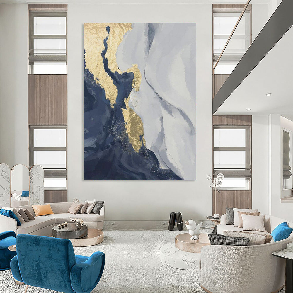 Immense Custom - Fit Handmade Abstract Artwork for Office & Entryway DLZ2214