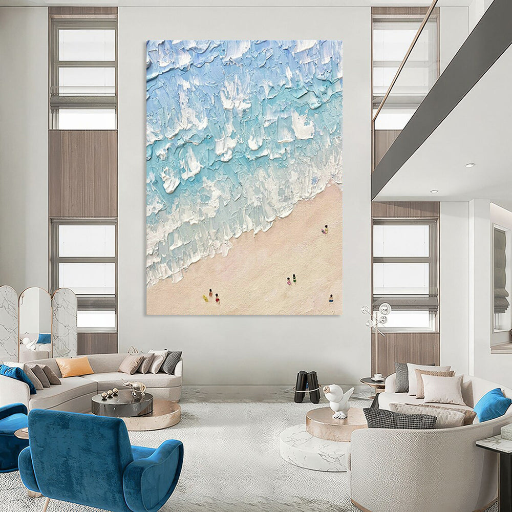 Big Handmade Abstract Canvas for Office & Cottages DLZ2033