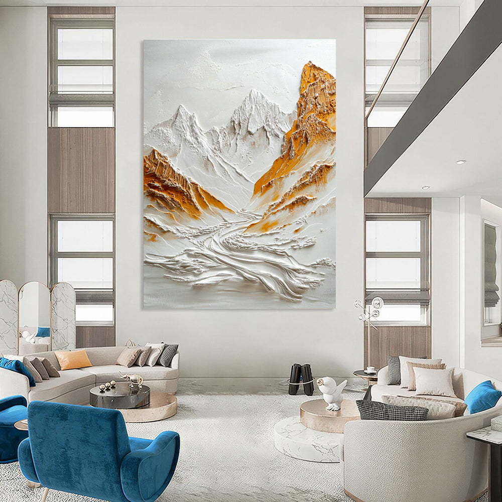 Stupendous - Scale Hand - Painted Abstract Art for Office Conference Room Ceilings & Dining Room Buffet Areas DLZ0737