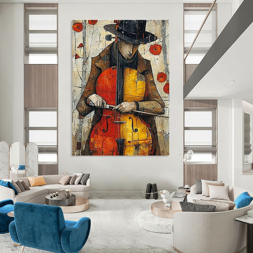 Immense Custom - Fit Hand Painted Abstract Artwork for Bedroom & Living Room DLZ2232