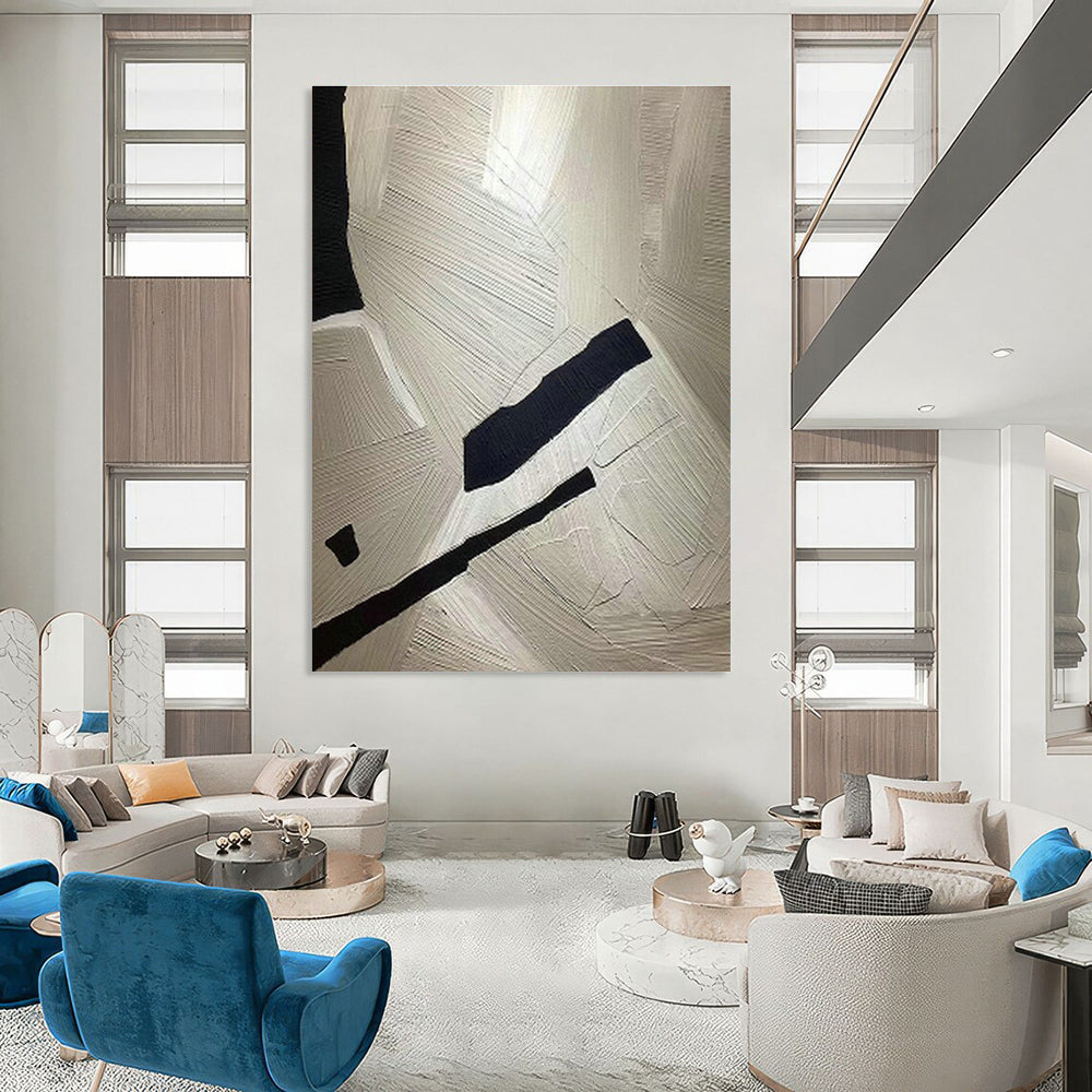 Mega - Sized Handmade Abstract Wall Art for Hallway & Living Room DLZ1248