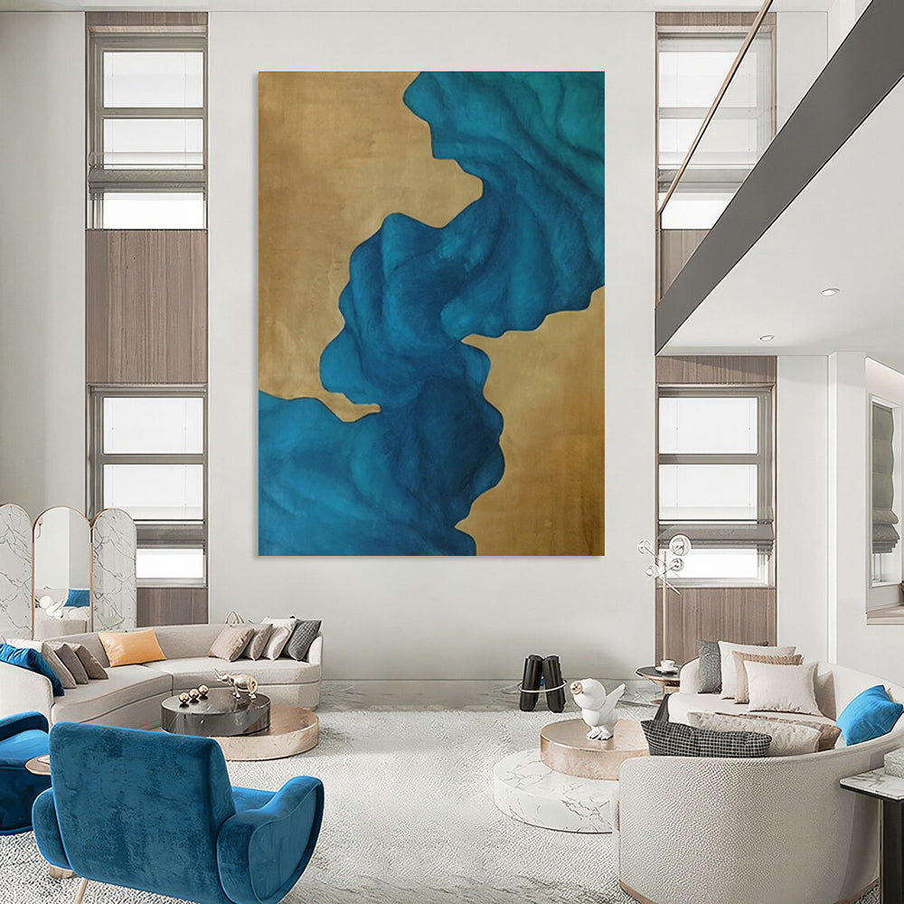 Extra - Large Custom Abstract Paintings for Cottage Hallway and Bedroom DLZ0532