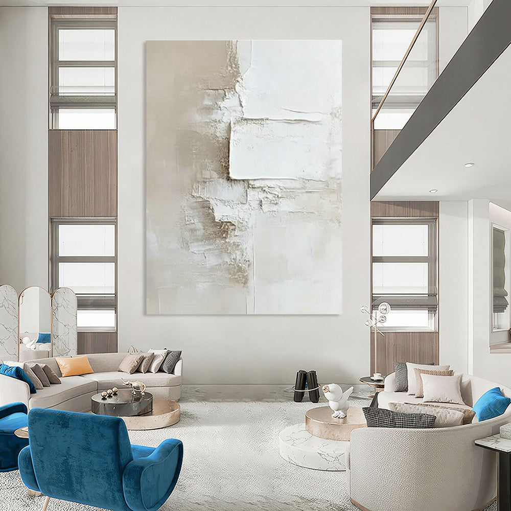 Custom Oversized Hand-Painted Abstract Art for Hallway & Office DLZ0985