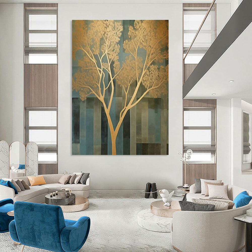 Handmade Abstract Wall Art for Cottage Office Equipment Storage Wall and Hallway Broom Closet DLZ1709
