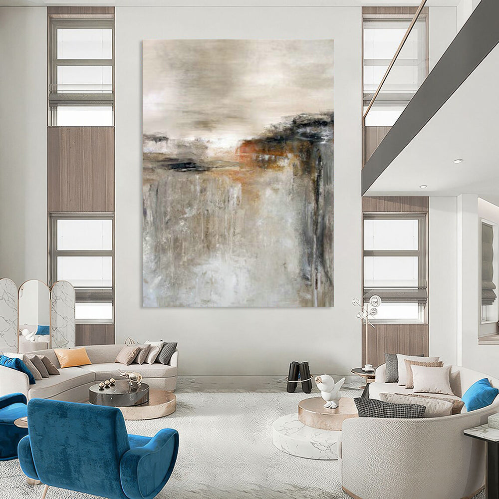 Oversized Hand Painted Abstract Art for Dining Room & Bedroom DLZ2032