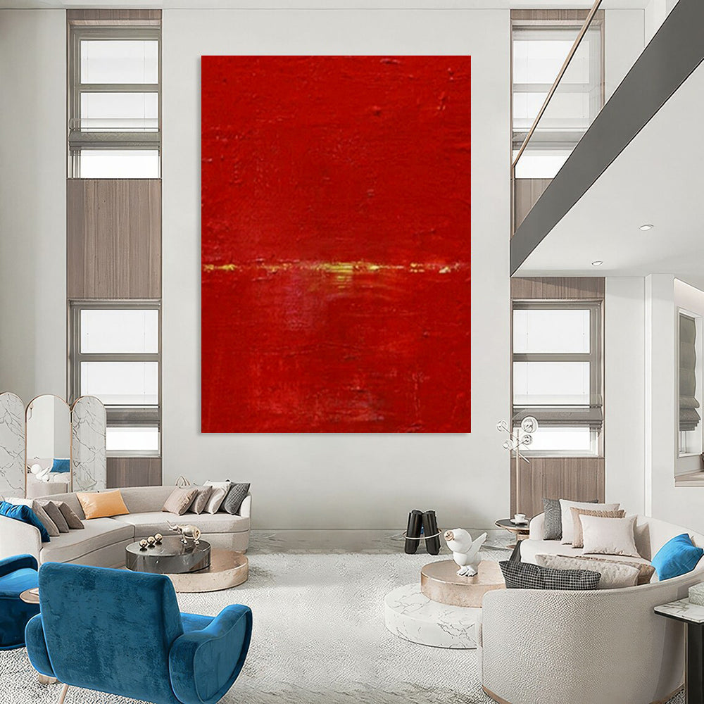 Extra-large Custom Handmade Abstract Painting for Bedroom Walk-out Balcony Wall and Dining Room Dessert Station Wall DLZ1992