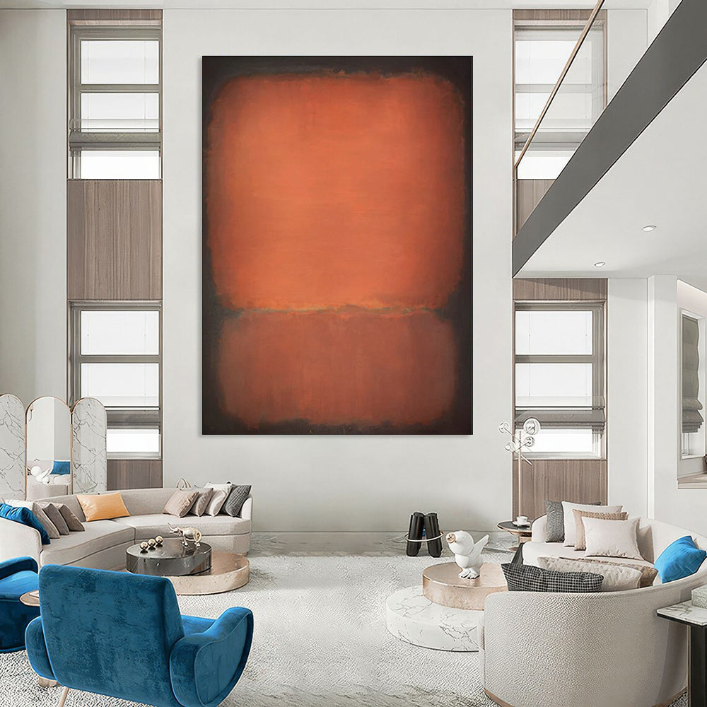 Hand-Painted Abstract Canvas for Entryway & Cottage Dining Room DLZ2313