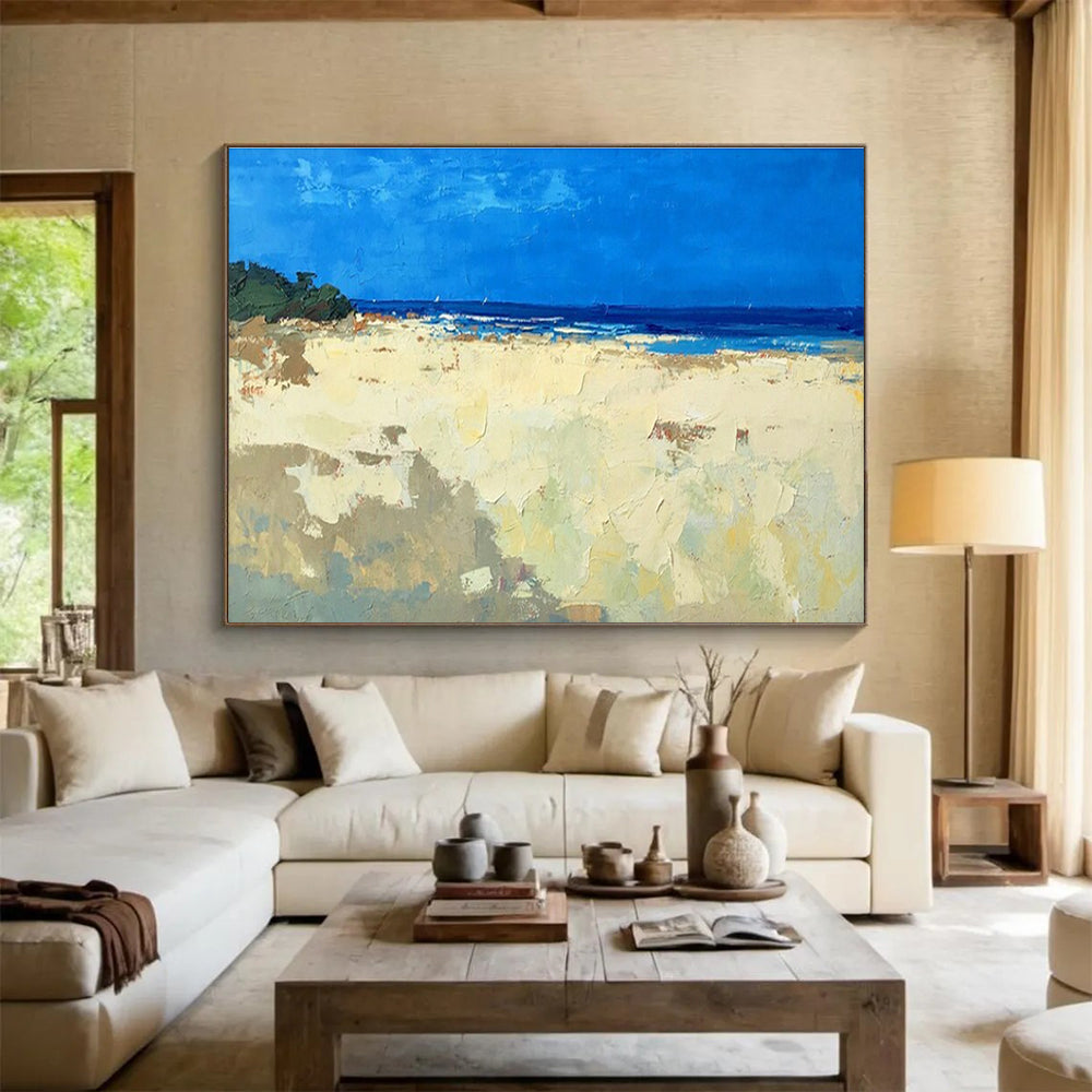 Minimalist Beach Abstract Painting THY427
