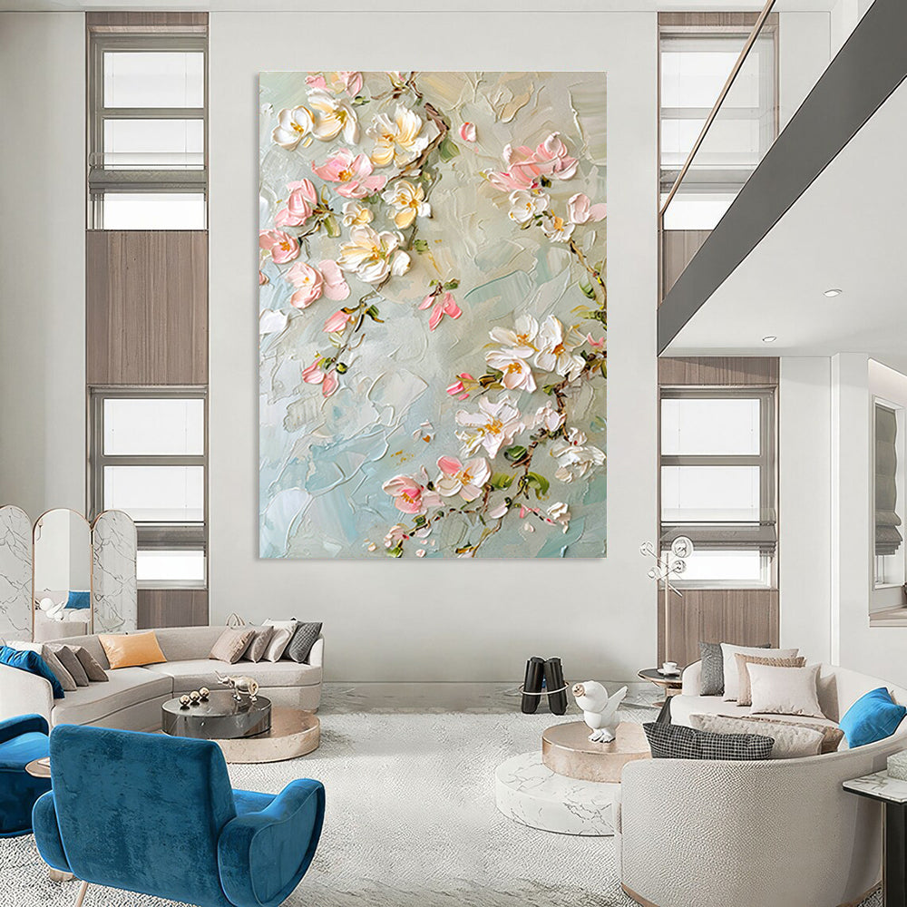 Tremendous Custom Abstract Paintings for Bedroom Balcony Railings & Office Rooftop Gardens DLZ0730