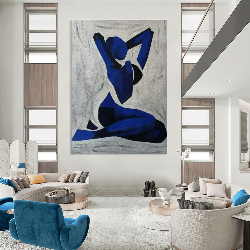 Tremendous Custom - Built Abstract Art for Cottage & Living Room DLZ2268